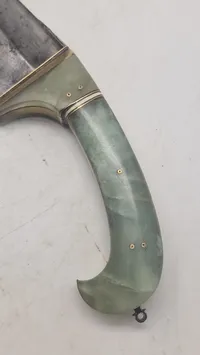 Islamic Pesh Kabz Indo Persian Mughal Dagger Krigsbytte fra Engelsk officer  . Original