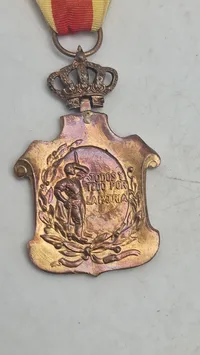 Spansk mindemedalje for den spanske borgerkrig (Medaglia commemorativa della campagna di Spagna). Original
