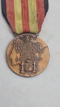 Italiensk mindemedalje for den spanske borgerkrig (Medaglia commemorativa della campagna di Spagna). Original