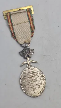 Spansk “Medalla de la Paz de Marruecos" (Marokko-fredsmedalje) fra 1927. Original