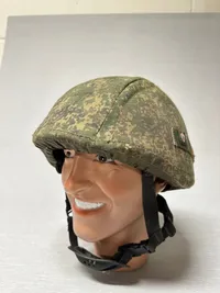 Original Russisk Hjelm fra fronten i Ukraine