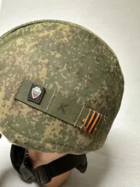 Original Russisk Hjelm fra fronten i Ukraine