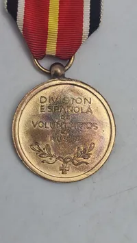 Erinnerungsmedaille für die spanischen Freiwilligen im Kampf gegen den Bolschewismus. Original
