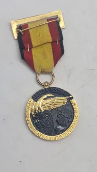 Spansk kampagne-medalje (Medalla de la Campaña), en militær dekoration fra den spanske borgerkrig mellem 1936 og 1939. Original