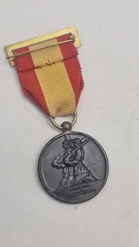 Spansk kampagne-medalje (Medalla de la Campaña) fra den spanske borgerkrig (1936-1939).  original