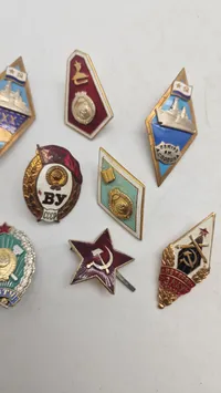 Samling russiske pins