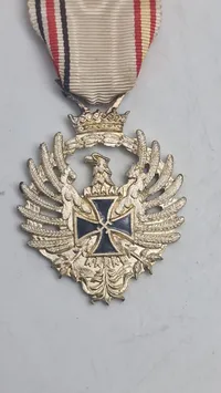 Spansk medalje for den "Blå Division" (Division Azul). Originalt veteran stykke efter krigen