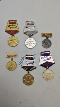 Samling russiske medaljer
