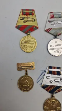 Samling russiske medaljer