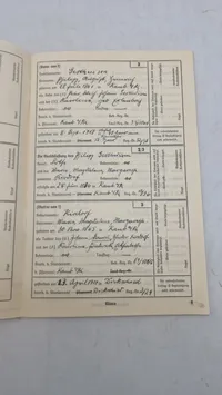 Tysk Ahnenpaß, ww2. Original