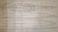 Sjældne Kriegsmarine undervisnings plancher. Originale