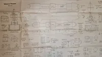 Sjældne Kriegsmarine undervisnings plancher. Originale