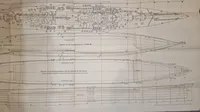 Sjældne Kriegsmarine undervisnings plancher. Originale
