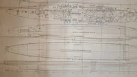 Sjældne Kriegsmarine undervisnings plancher. Originale