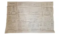 Sjældne Kriegsmarine undervisnings plancher. Originale