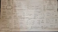 Sjældne Kriegsmarine undervisnings plancher. Originale
