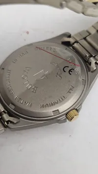 Bulowa ur, ubrugt med handtag Titanium