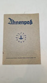 Tysk Ahnenpaß fra ww2. Original