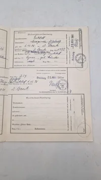 Tysk Ahnenpaß fra ww2. Original