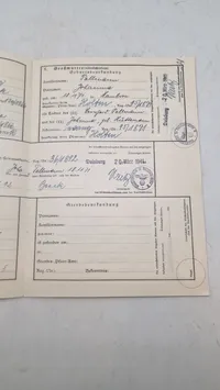 Tysk Ahnenpaß fra ww2. Original