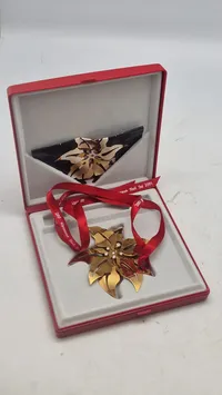 Georg Jensen juleuro fra 2001 med titlen "Julestjerne"
