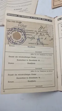 DAF medlemsbog. Original