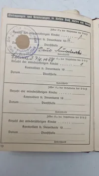 DAF medlemsbog. Original