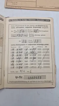 DAF medlemsbog. Original