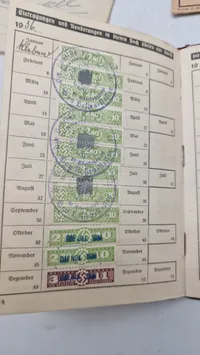 DAF medlemsbog. Original