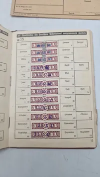 DAF medlemsbog. Original