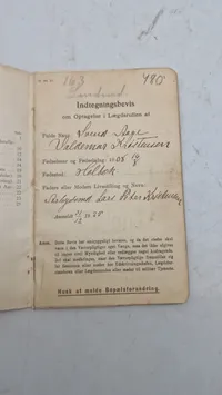 Dansk soldater bog. Original
