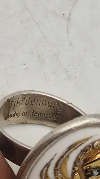Danske designsmykker med æske, guldbelagte