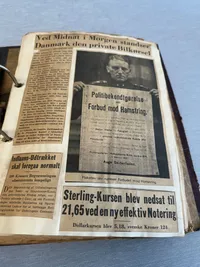 Original Dansk WW2 skrapbog