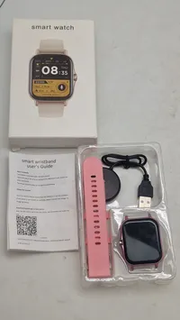 Smartwatch med æske mm.