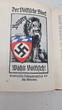 Ekstremt Sjælden bog: Das politische Plakat af Erwin Schockel (NSDAP-udgivelse). Original
