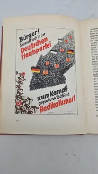 Ekstremt Sjælden bog: Das politische Plakat af Erwin Schockel (NSDAP-udgivelse). Original