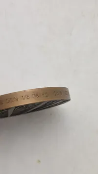 Tivoli medaljen fra 1978 med æske