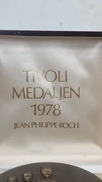 Tivoli medaljen fra 1978 med æske