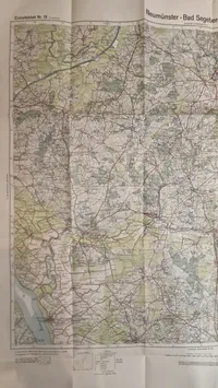 Tysk Reichkarte. Originalt