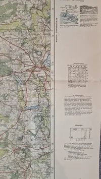 Tysk Reichkarte. Originalt
