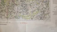 Tysk Reichkarte. Originalt
