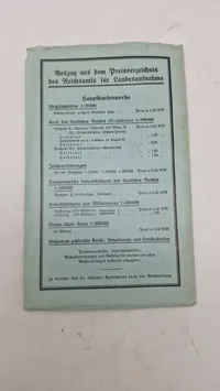 Tysk Reichkarte. Originalt