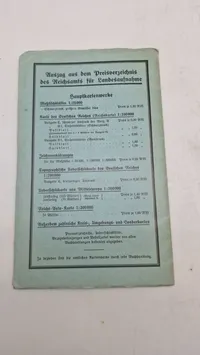 Tysk reichkarte, ww2. Originalt