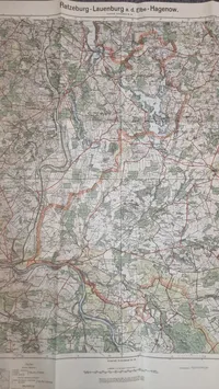 Tysk reichkarte, ww2. Originalt