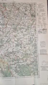 Tysk reichkarte, ww2. Originalt