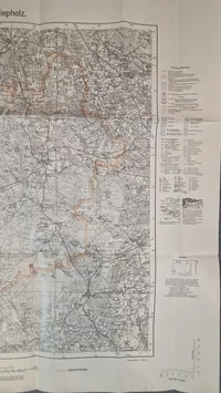 Tysk reichkarte, ww2. Originalt