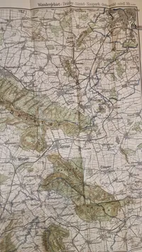 Umgebungskarte von Hannover-Hameln" (omgivelseskort over Hannover-Hameln) udgivet af Gerhard Görlitz, Hannover. Original