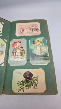 Stor samling tyske postkort og julekort fra tiden omkring ww1