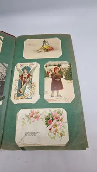 Stor samling tyske postkort og julekort fra tiden omkring ww1