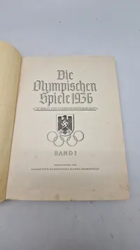Olympiade samlehæfte. Originalt